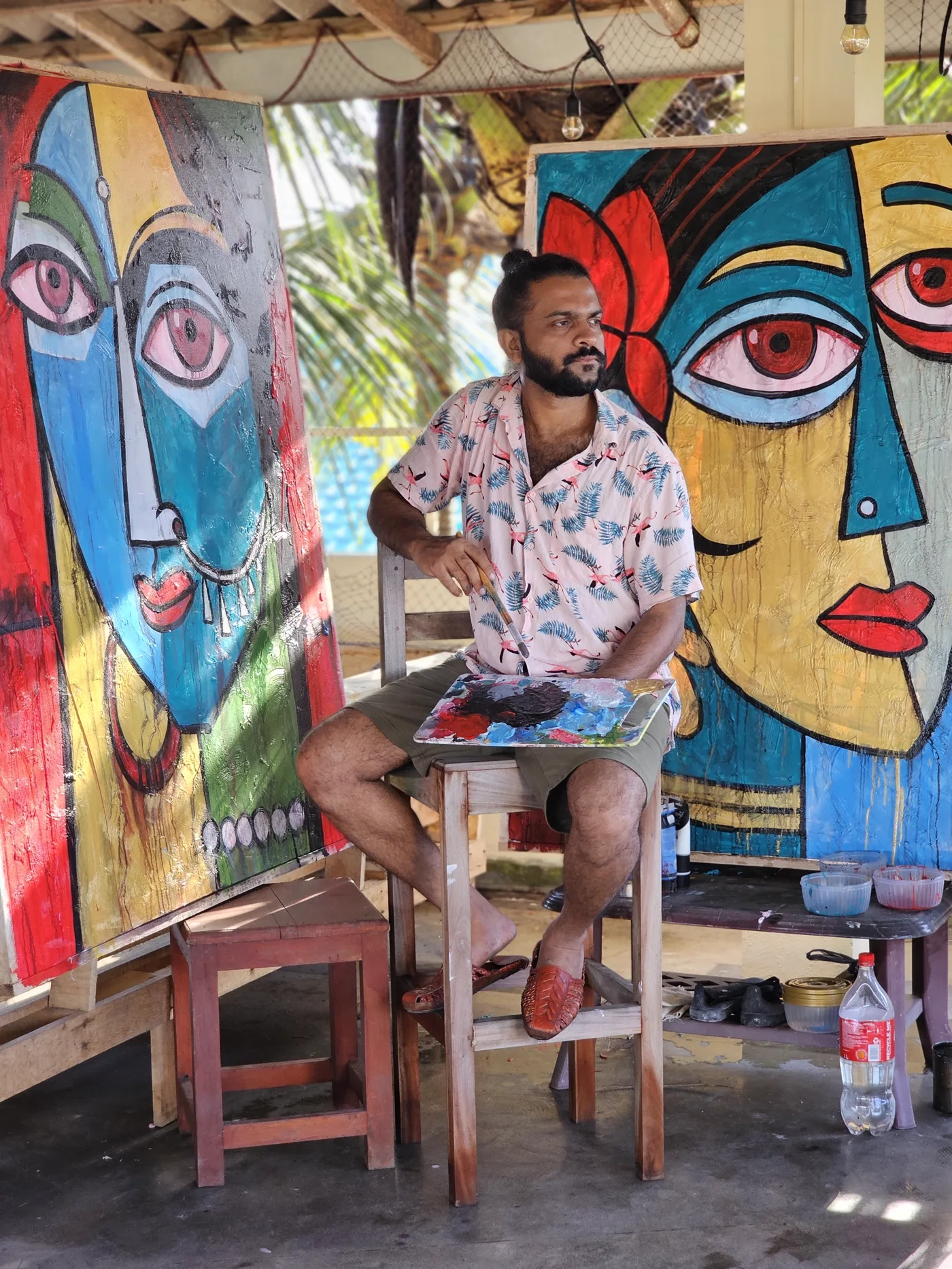 Original artwork made for Sugar Hostel Weligama