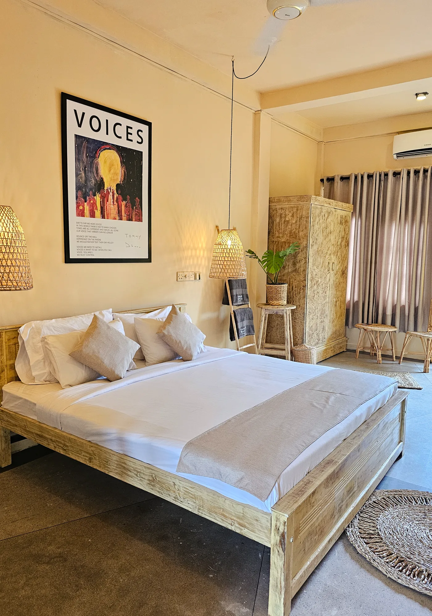 A finished private room at Sugar Hostel Weligama